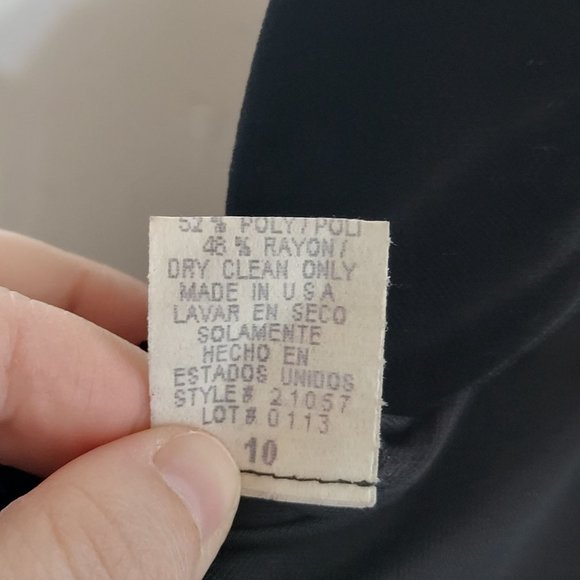 Crimson by Lawrence Kurtz Women's Black Velvet Gold Taffeta Dress Size 10 Formal - Picture 6 of 10